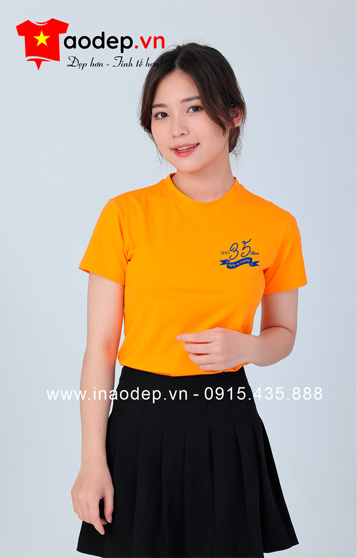 May áo Lớp 12G1 kỉ niệm 35 năm Ngày ra trường | May ao phong dong phuc