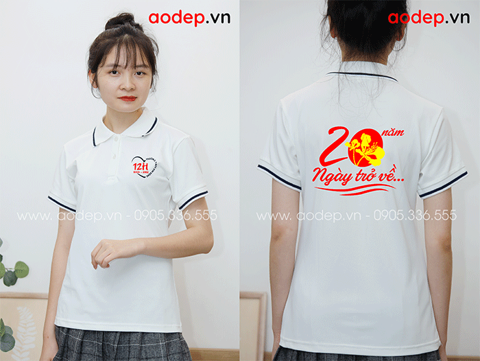  May áo Lớp 12H 1999-2002 Trường THPT Kim Động 20 năm - Ngày trở về | May ao phong dong phuc