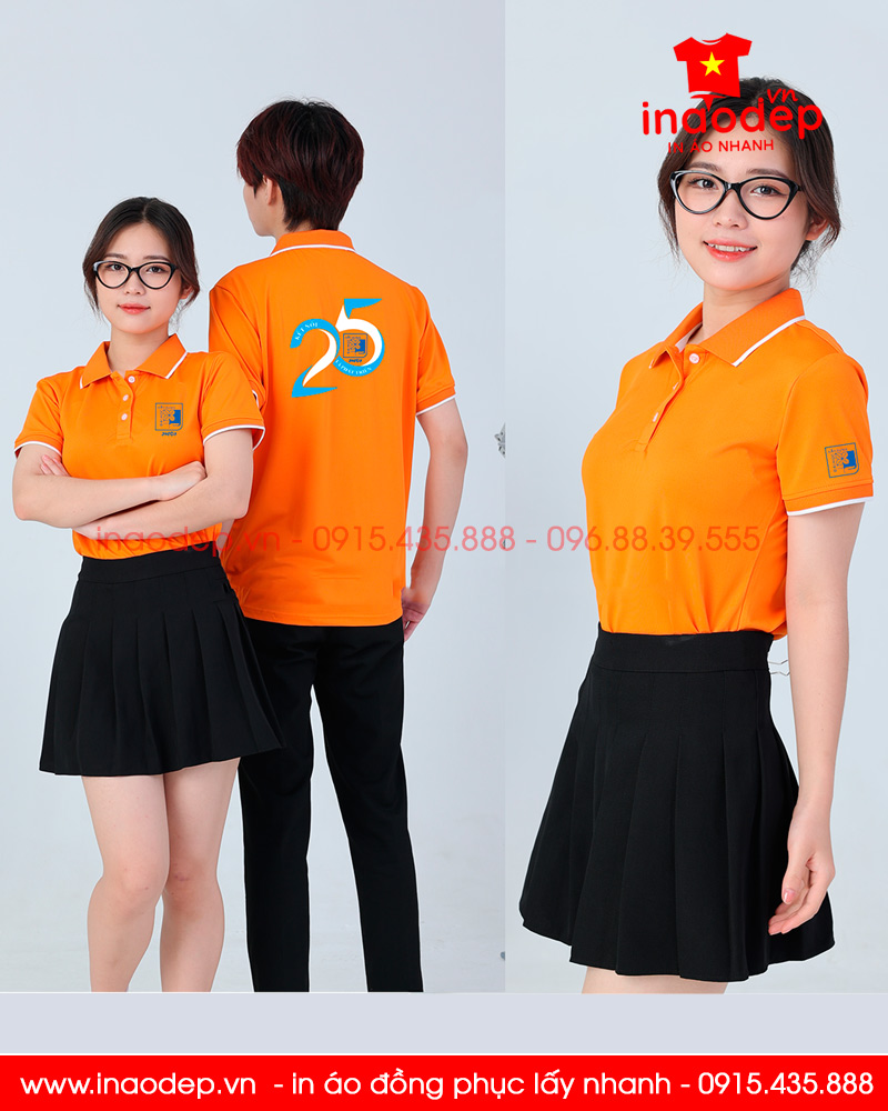 May áo Lớp 39CĐ5 Trường Đại học xây dựng kỉ niệm 25 năm | May ao phong dong phuc