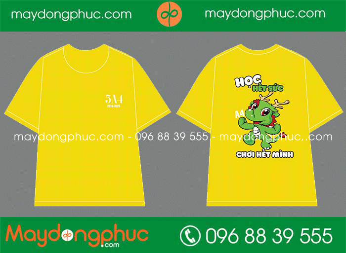 May áo Lớp 5A4 2018-2023 | May ao phong dong phuc