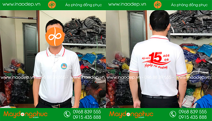May áo Lớp A05-08 kỉ niệm 15 năm Ngày ra trường | May ao phong dong phuc