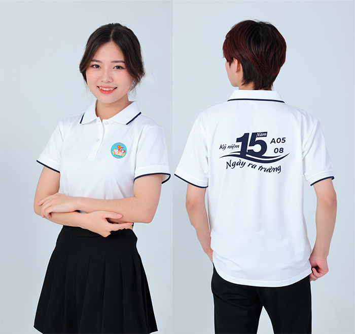 May áo Lớp A05 08 kỉ niệm 15 năm Ngày ra trường | May ao phong dong phuc
