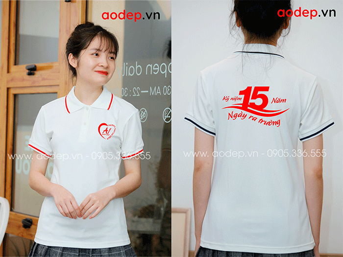 May áo Lớp A1 2004-2007 Trường THPT Gia Viễn B | May ao phong dong phuc