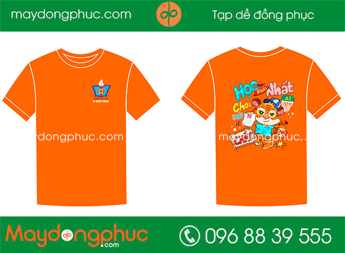 May áo Lớp A2 Trường THCS Lê Hồng Phong | May ao phong dong phuc