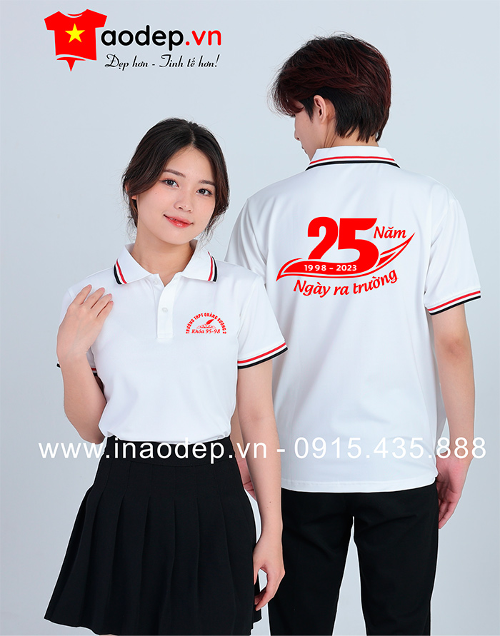 May áo Lớp Khóa 95-98 Trường THPT Quảng Xương 2 | May ao phong dong phuc