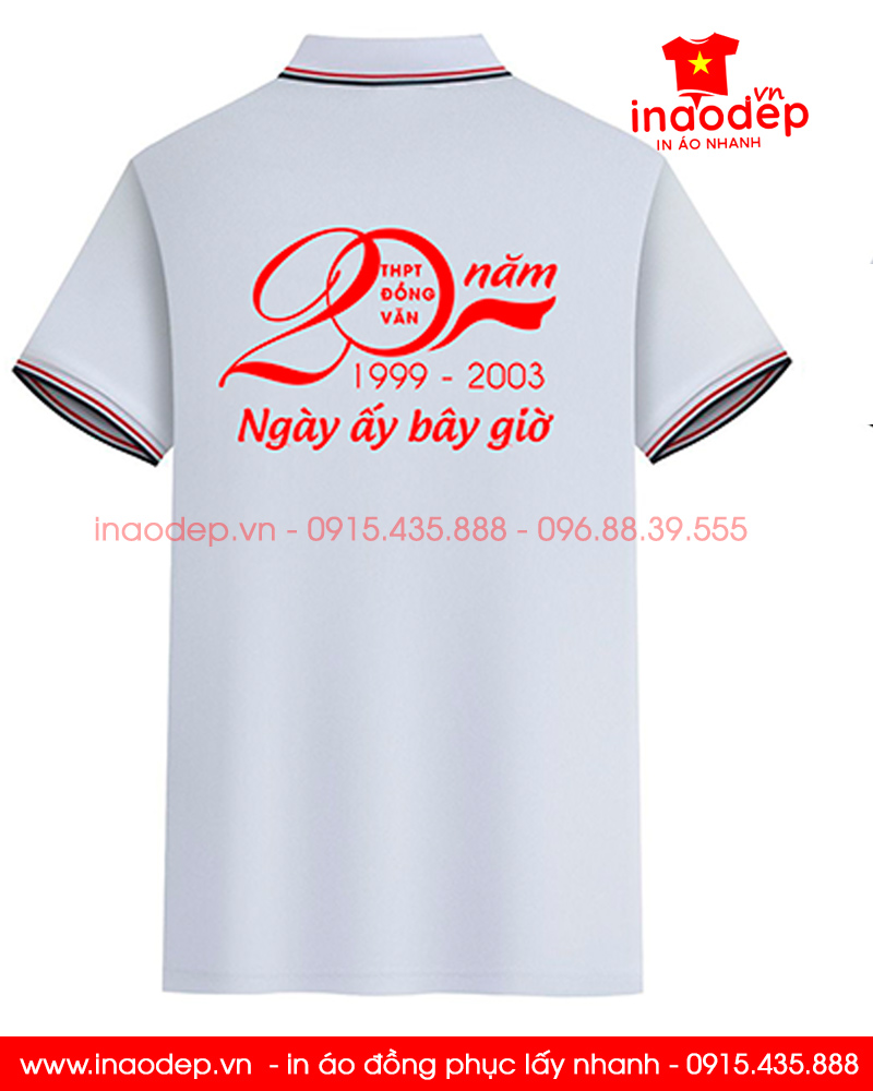 May áo Lớp kỉ niệm 20 năm Ngày trở về THCS Đồng Văn niên khóa 1999-2003 | May ao lop