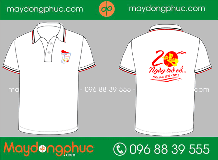May áo Lớp PT3 Hưng Yên niên khóa 1999-2002 | May ao phong dong phuc