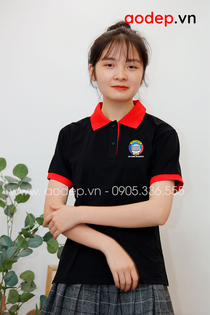 May áo phông CSV ĐHBK BUCURESTI | May ao phong dong phuc