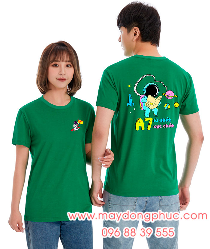 May áo phông đồng phục Lớp 5A7 | May ao phong dong phuc