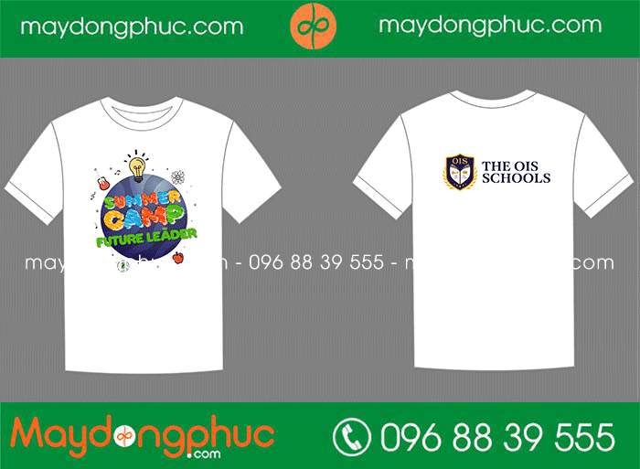May áo phông Trường The OIS Schools | May ao phong dong phuc