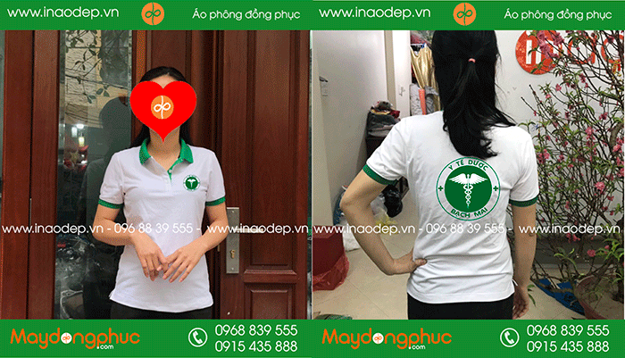May áo phông Trường Y tế dược Bạch Mai | May ao phong dong phuc