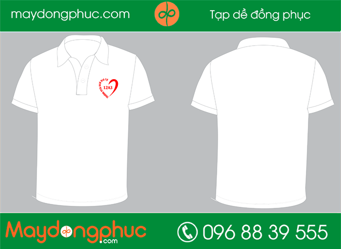 May áo lớp 12A3 trường PTTH Ngô Gia Tự | May ao phong dong phuc