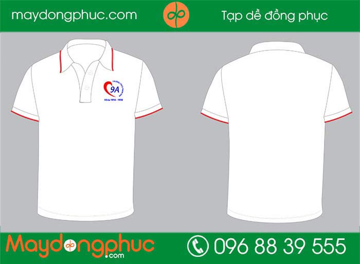 May áo Lớp 9A trường THCS Phạm Kha khóa 1994-1996 | May ao phong dong phuc
