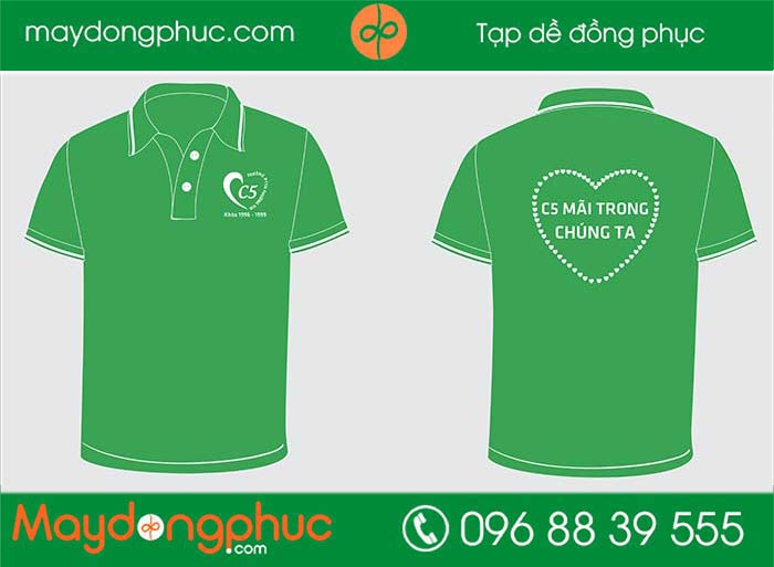 May áo Lớp C5 trường PTTH Thường Tín khóa 1996-1999 | May ao phong dong phuc