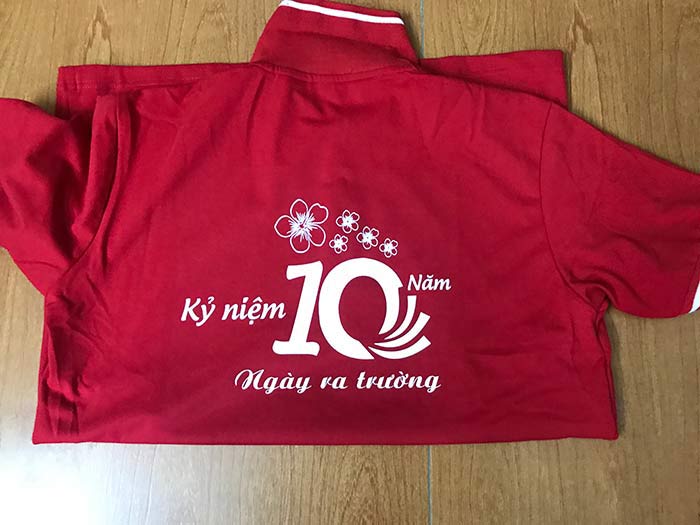 May áo phông kỉ niệm 10 năm ngày ra trường | May ao phong dong phuc