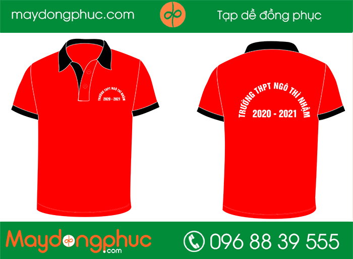 May áo phông trường Ngô Thì Nhậm | May ao phong dong phuc