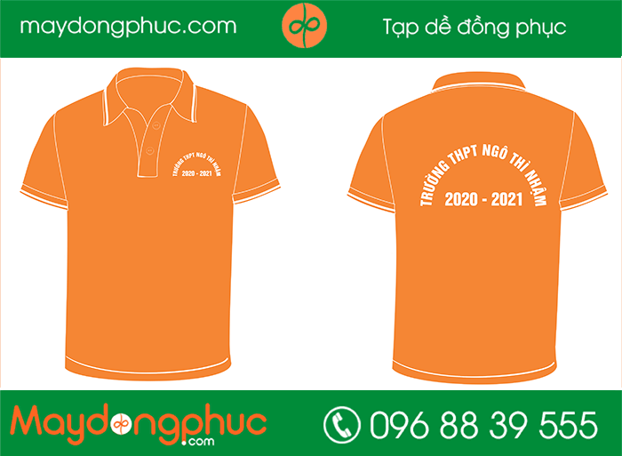 May áo phông trường Ngô Thì Nhậm | May ao phong dong phuc