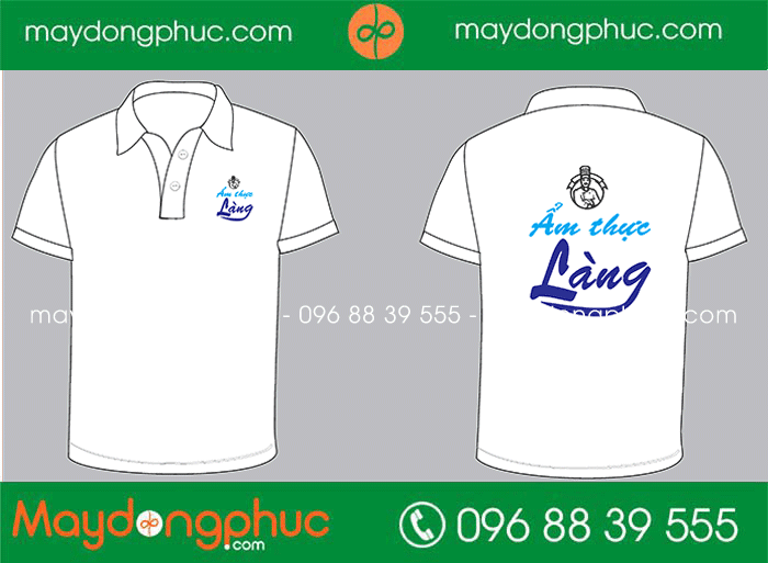 May áo phông Quán Ẩm thực Làng | May ao phong dong phuc