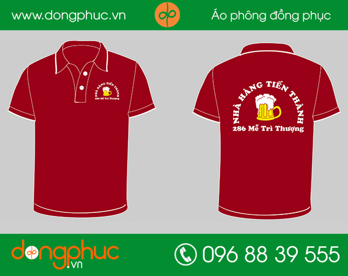 May đồng phục Nhà hàng Tiến Thành | May dong phuc cong ty