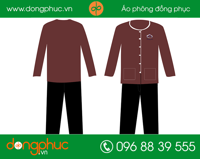 May đồng phục nhà hàng Tràng An | May dong phuc nha hang