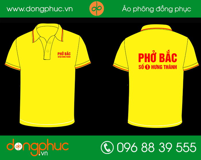 May đồng phục quán Phở Bắc | May dong phuc nha hang