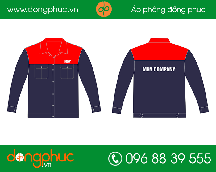 May đồng phục bảo hộ công ty MHY | May dong phuc cong ty