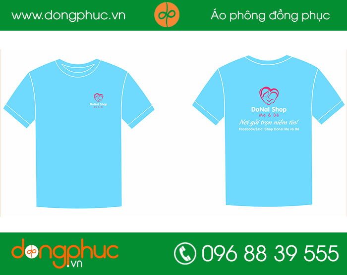 May đồng phục cửa hàng Donal Shop | May dong phuc cong ty