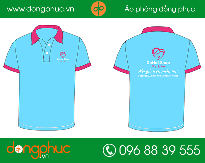 May đồng phục cửa hàng Donal Shop | May dong phuc cong ty