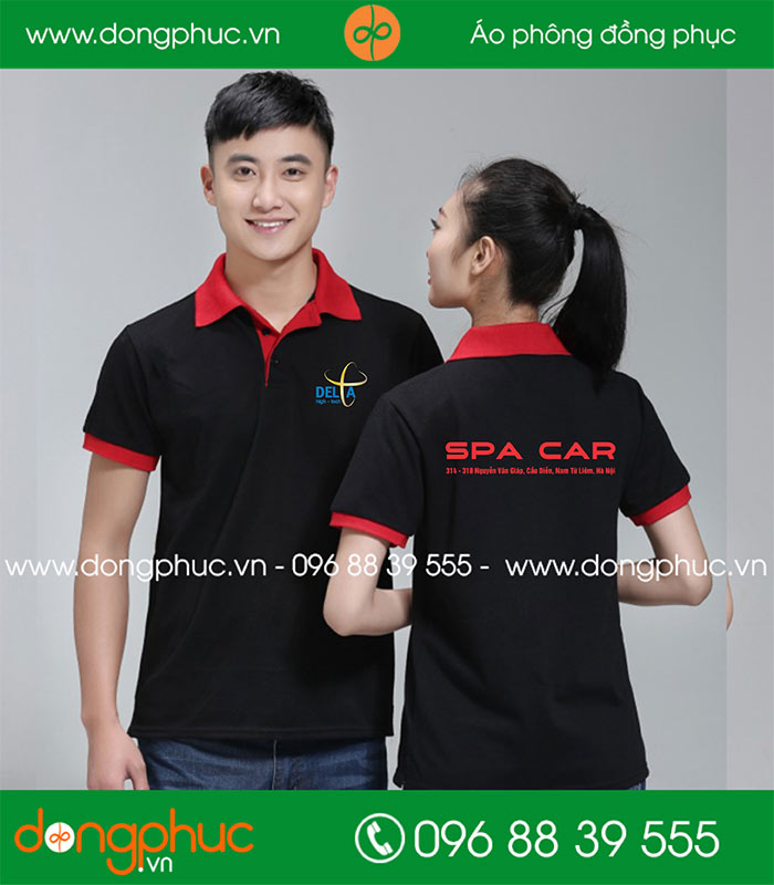 May đồng phục trung tâm Spa Car | May dong phuc cong ty