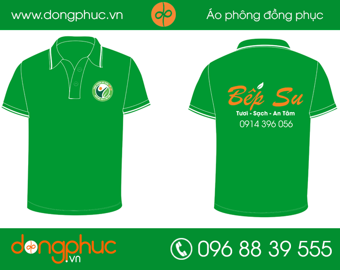 May đồng phục quán Bếp Su | May dong phuc cong ty