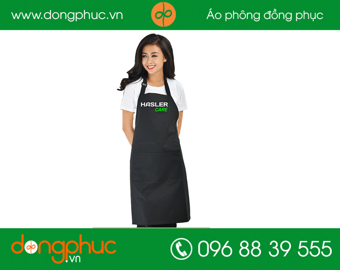 May tạp dề quán Hasler Care | May tap de