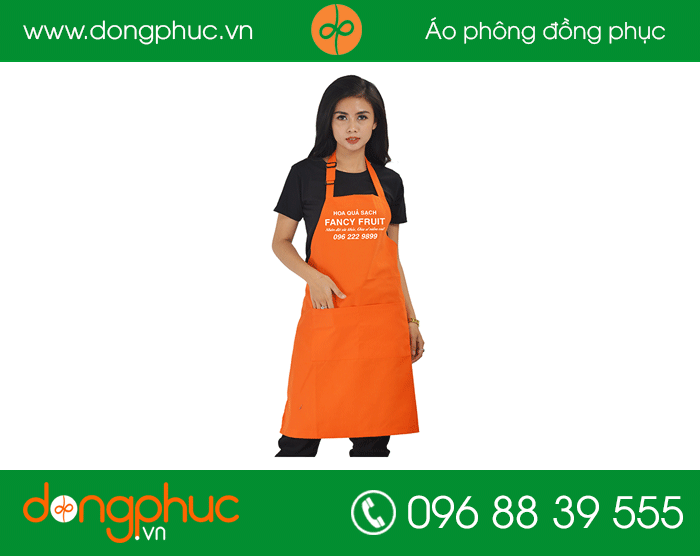 May tạp dề cửa hàng Fancy Fruit | May tap de