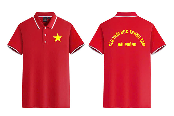 May áo phông CLB Thái Cực trung tâm Hải Phòng | May ao phong dong phuc