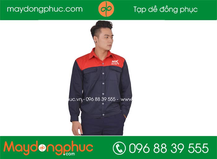 May áo bảo hộ công ty NIk Petro | May ao dong phuc bao ho