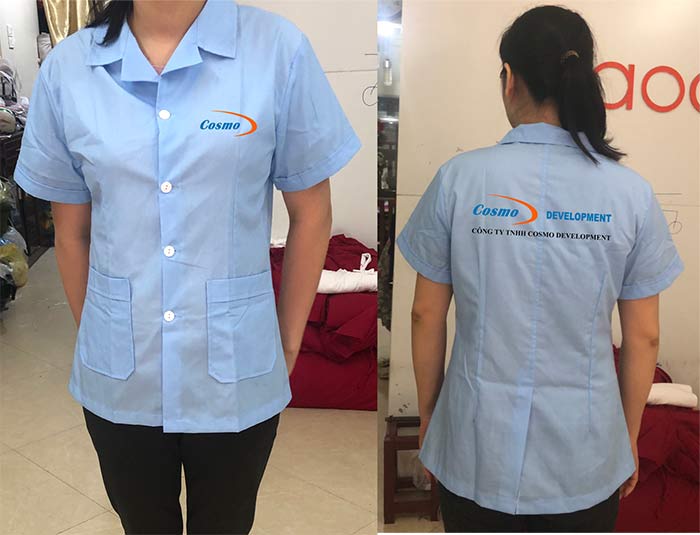 May đồng phục Công ty TNHH Cosmo Development | May ao dong phuc