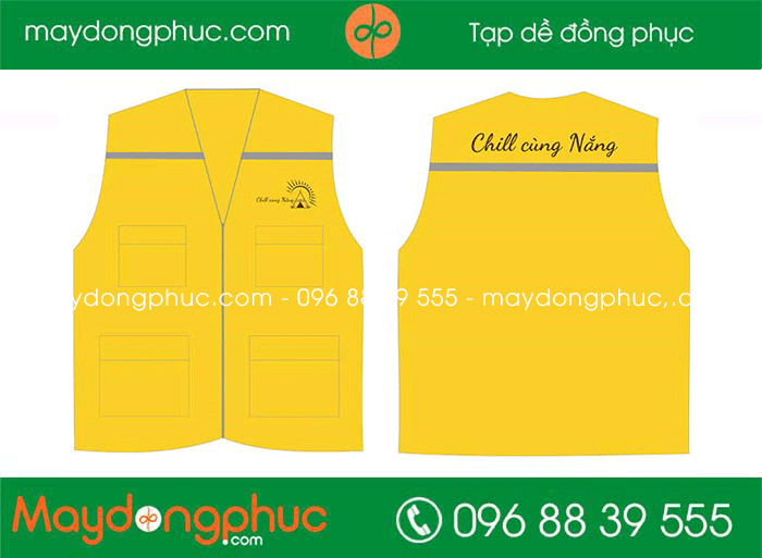 May áo gile đồng phục Chill cùng Nắng | May ao gile dong phuc