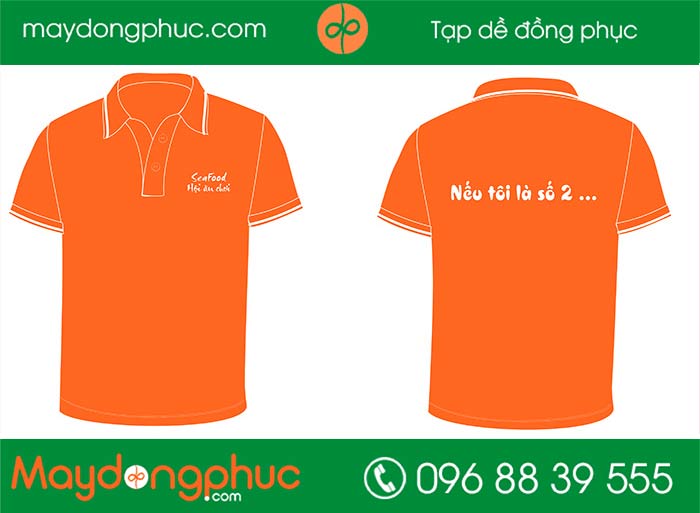 MAy áo hội ăn chơi Sea Food | may ao phong dong phuc