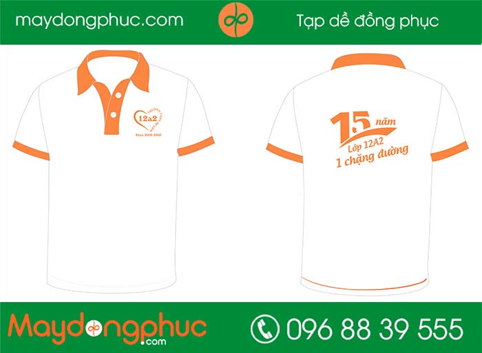 May áo lớp 12A2 trường THPT Mê Linh | May ao hop lop