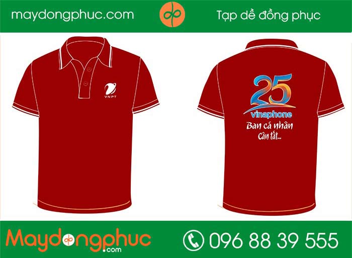 May áo phông Ban cá nhân Vinaphone | May ao phong dong phuc