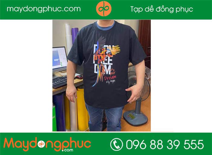 May áo phông Born Freedom | May ao phong dong phuc