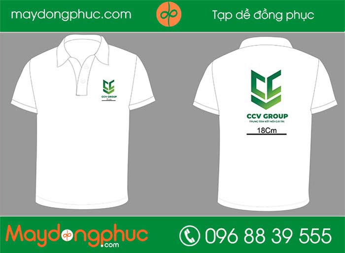 May áo phông công ty CCV Group | May ao phong dong phuc