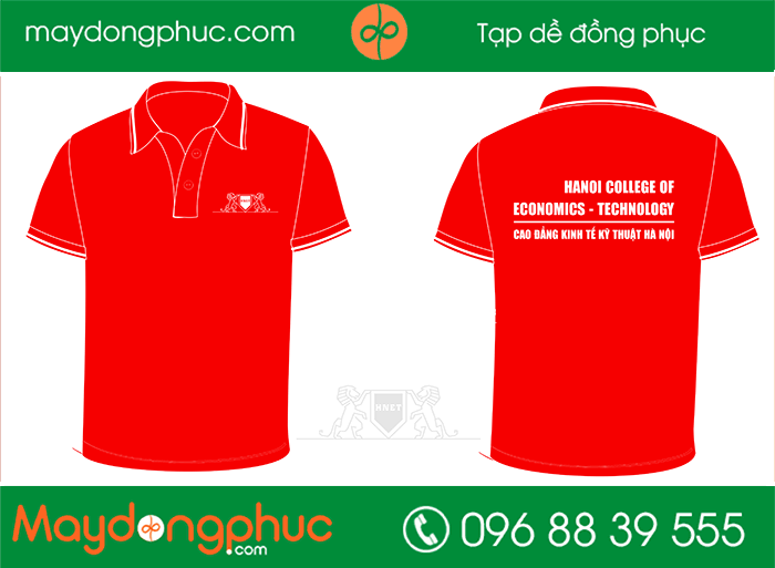 May áo phông trường cao đẳng kỹ thuật Hà Nội | May ao phong dong phuc