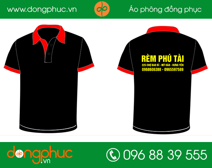 May đồng phục cửa hàng rèm Phú Thái | May dong phuc nha hang