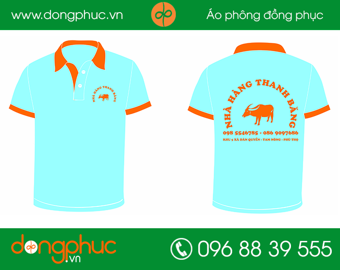 May đồng phục nhà hàng Thanh Băng | May dong phuc nha hang