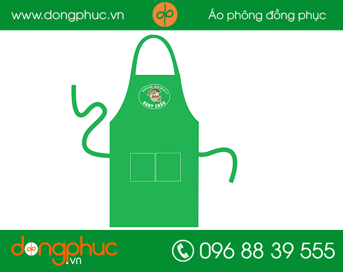 May tạp dề quán BaBy Cháo | In tap de