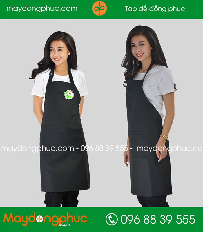 May tạp dề Cửa hàng trái cây tươi Hà Fruit | May Tap de dong phuc