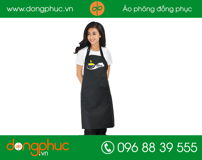 May tạp dề quán Bống Cafe | May tap de