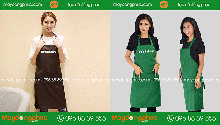 May tạp dề Cửa hàng Be’s Bakery | May tap de dong phuc