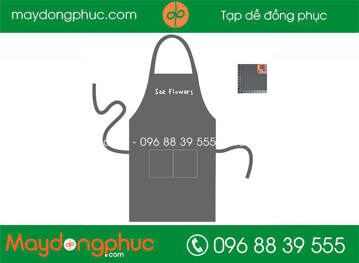 May tạp dề Cửa hàng See Flowers | May tap de dong phuc