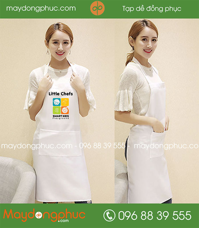 May tạp dề Little Chefs Smart Kids | May tap de dong phuc